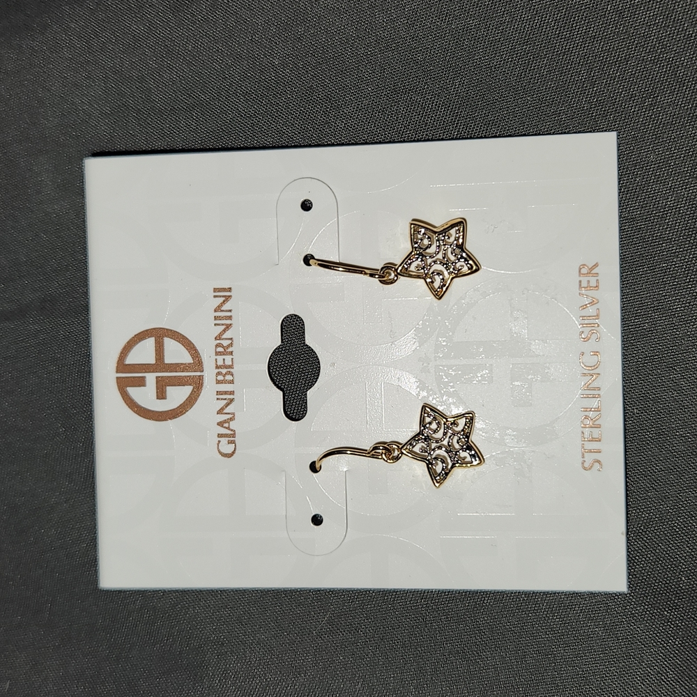 GIANI BERNINI Filigree Star Drop Earrings
